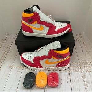 NEW Air Jordan 1 Retro High OG Light Fusion Red MENS